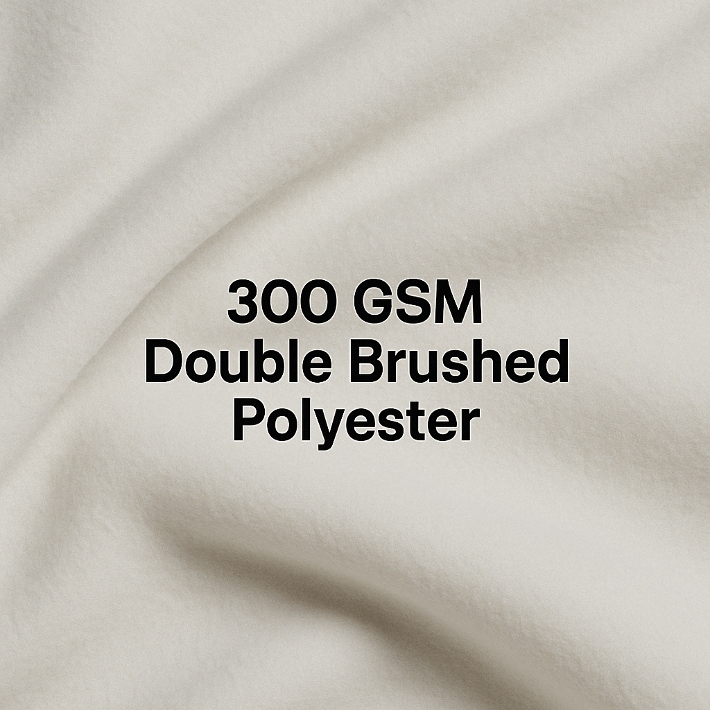 300 GSM Double Brushed Polyester