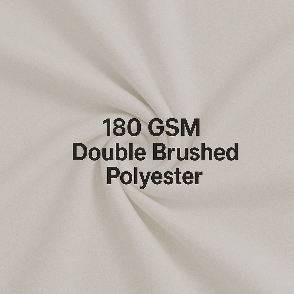 180 GSM Double Brushed Polyester