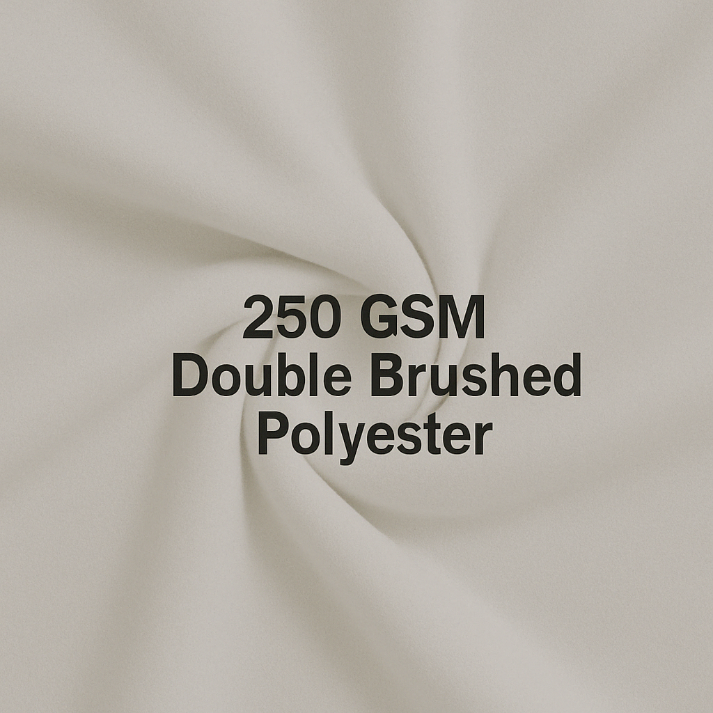 250 GSM Double Brushed Polyester